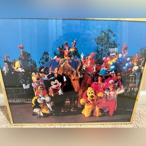 Vintage Disney framed picture